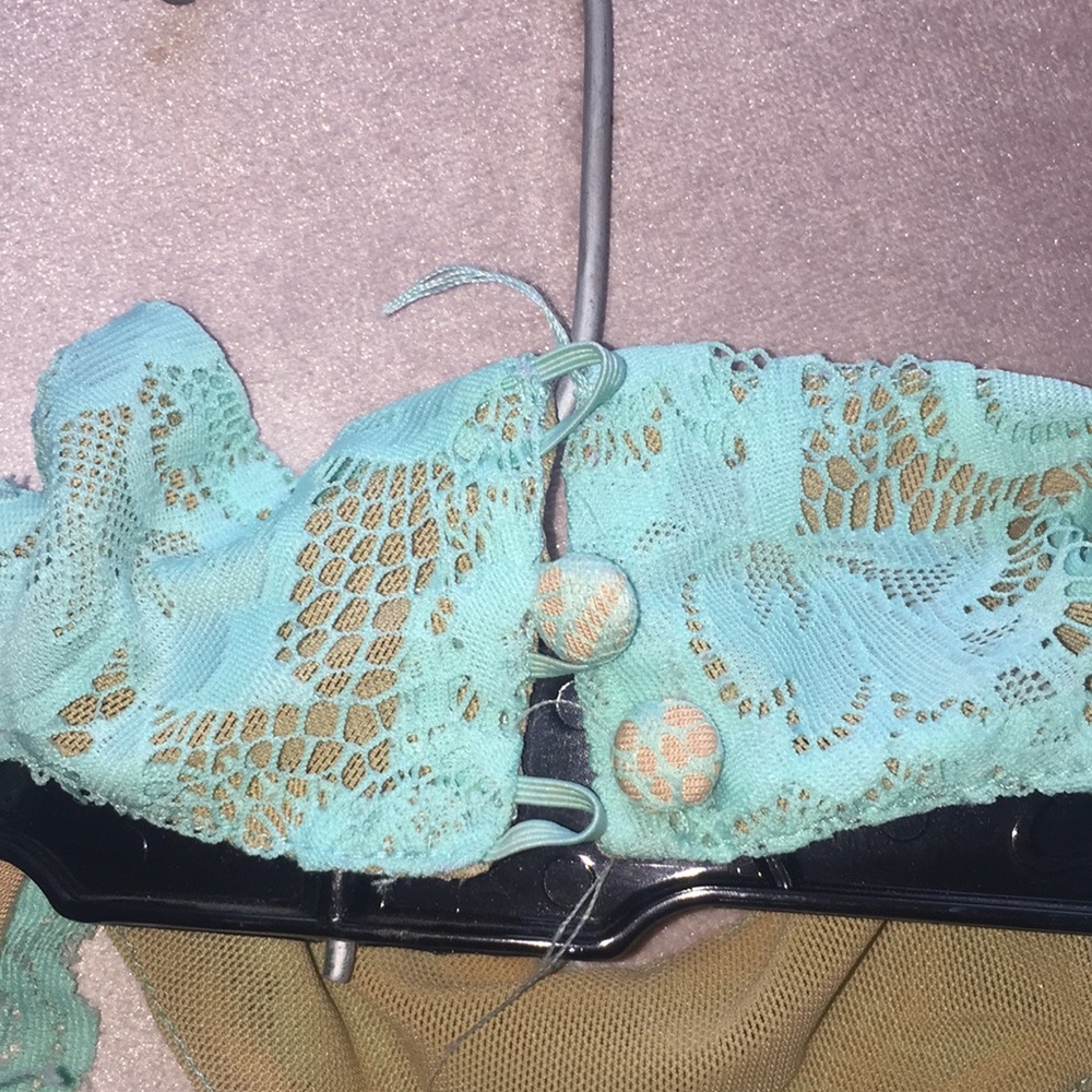 Juniors Bebe dress sz xxs mint color - Picture 4 of 6